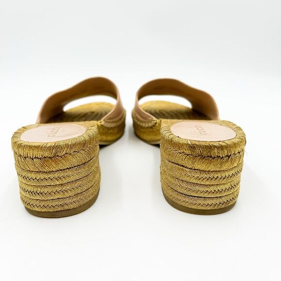 Gucci Pink and Gold Sandals - Picture 6 of 13